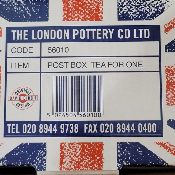 Memories Of London Collection Post Box Tea For One 3 piece Teapot - Picture 9 of 10